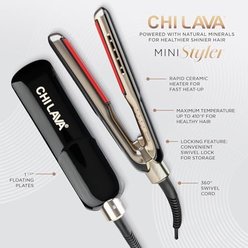 CHI Lava MiniStyler & CHI 44 Iron Guard (2 Oz) Gift Duo, 1.5” Iron - Image 3
