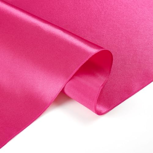 Hot Pink Satin Table Runner, 12x108 Inches, 12 Pack - Image 6