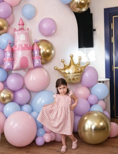 Princess Balloon Garland Arch Kit, 149Pcs Princess Birthday decor - Image 4