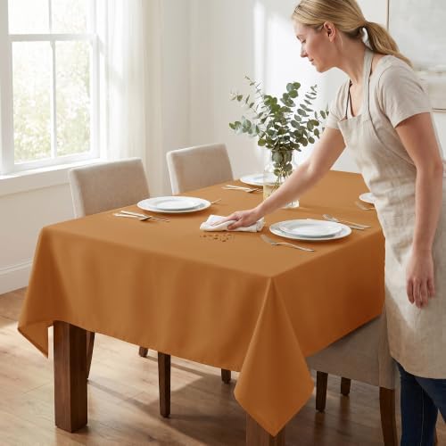 Fitable 6 Pack Rectangle Tablecloths, 70 x 108 Inch, Bronze - Image 6
