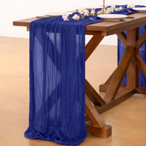 Cheesecloth Table Runner Fall Boho Wedding Birthday Party Home Decor - Image 4