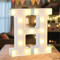 8.86 Inch Marquee Light Up Letters H for Party Decorations by NANXU