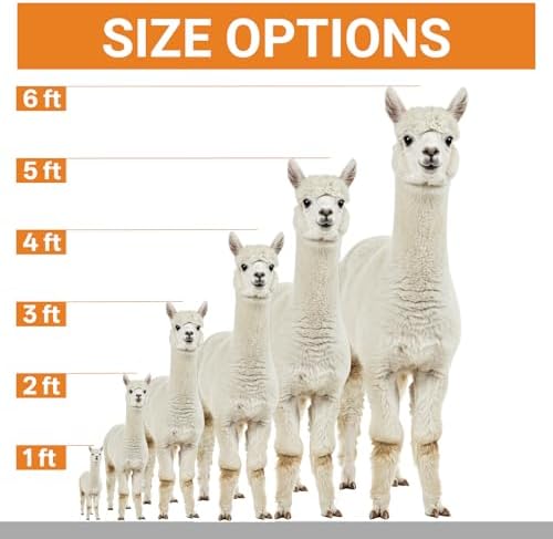 Alpaca Cardboard Cutout, 5FT Life Size Standup, 1 PC - Image 2