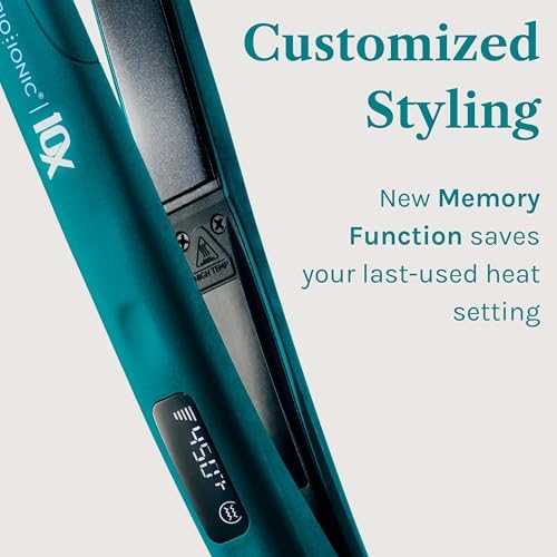 Bio Ionic 10X Styling Iron Hair Straightener with 1" Sonic Vibrating Plates - Image 6