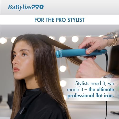 BabylissPRO Nano Titanium Ionic Hair Straightener, Professional Flat Iron for All Hair Types - Image 6