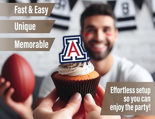 University Arizona Decorations Party Supplies Graduation Wildcats 42 Pc - Image 4