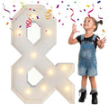 3FT Marquee Letters, Large Light Up Letters Sign & for Party Decor by MerryMosaics
