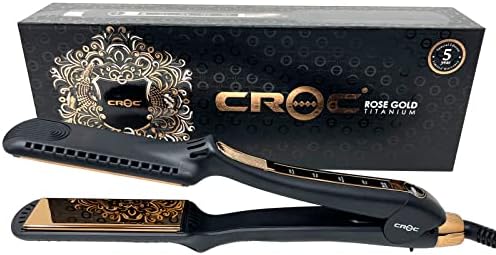 CROC Rose Gold Titanium Flat Iron 1.25" - Image 3