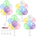 TONIFUL 4 Set Spring Macaron Balloon Stand Balloon Centerpieces for Table by TONIFUL