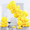 PartyWoo Yellow Balloons 140pcs Matte Yellow Balloons Different Sizes by PartyWoo