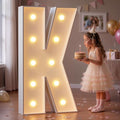 imprsv Large Marquee Letters, 4FT Light Up Letters K Sign for Party Decor by Letsmakeitimpressive