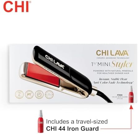 CHI Lava MiniStyler & CHI 44 Iron Guard (2 Oz) Gift Duo, 1.5” Iron - Image 6