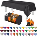 Grandipity Plastic Table Cloth Disposable 12 Pack 54” x 108” Rectangle by Grandipity