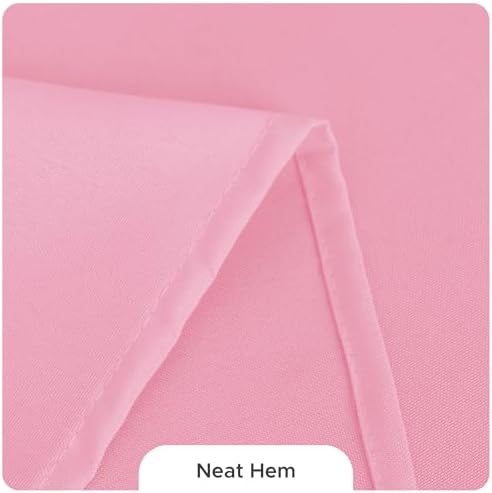 Fitable 8 Pack Pink Tablecloths 70x108 Inch for 6 Ft Rectangle Tables - Image 4