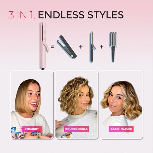 TYMO Airflow 2.0 Curling Iron Flat Iron-Hair Straightener and Curler 2 in 1 - Image 3