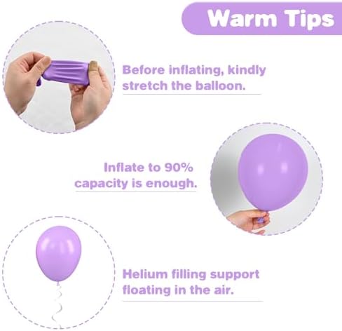 Mermaid Balloons, 50 Pcs Pink Teal Purple for Girls Princess Birthday Party - Image 3