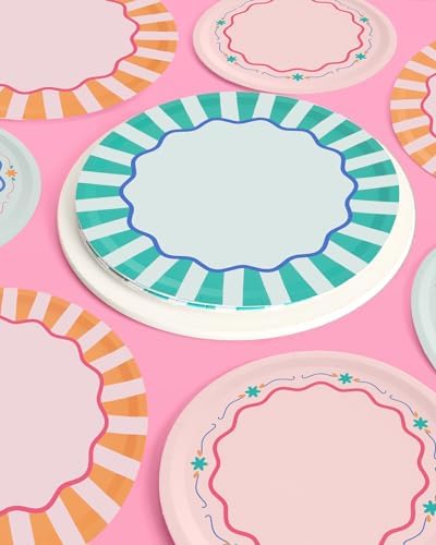 xo, Fetti 32 Italian Summer Paper Plates 9"+7" | Last Toast Coast Decor - Image 4
