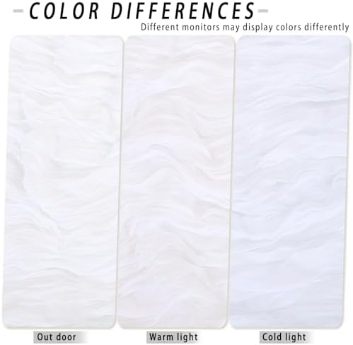 8 Pack White Cheesecloth Table Runner 17x108 inch Boho Gauze Cheese Cloth Table Runners for Wedding Party Baby Bridal Shower Home Decor - Image 6