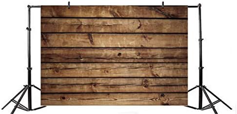 10x8ft Wood Backdrops for Photography Grunge Vintage Worn Wooden Boards Background Seamless Backdrop Brown Photo Wall Wrinkle Free Photography Photo Studio - Image 3
