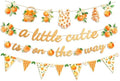 NICROHOME EUR Baby Shower Decorations, 4PCS Glitter Little Cutie Banners by NICROHOMEEUR