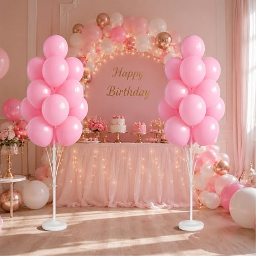 Pastel Balloon Column Kit with Base and Pole for DIY Decor - Image 7