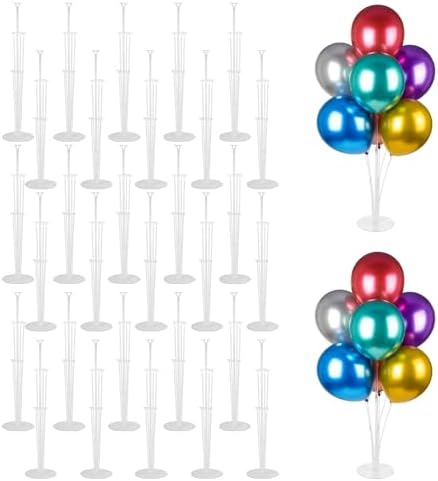 Voircoloria Balloon Stand Kits for Table Birthday Party Decorations,30 Sets by Voircoloria