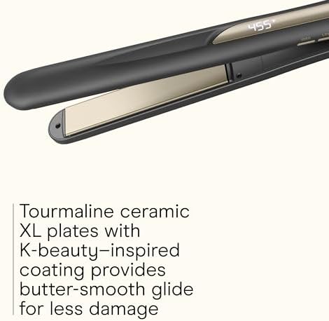 Conair Flat Iron, INFINITIPRO, Tourmaline Ceramic, 1" XL, Digital - Image 3