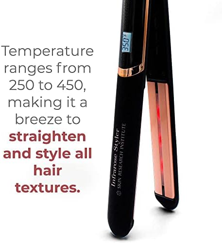 Skin Research Institute Infrarose Styler, Hair Iron, 1 Count, Tourmaline, Hair Styling, Shine Enhancing, Curling - Image 5