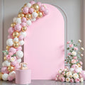 7.2 ft Arch Backdrop Cover Pink - Double-Sided Spandex Arch Covers Stretchy Backdrop for Balloon Arches Birthday Party Baby Shower Banquet Wedding Photo Background by Unknown