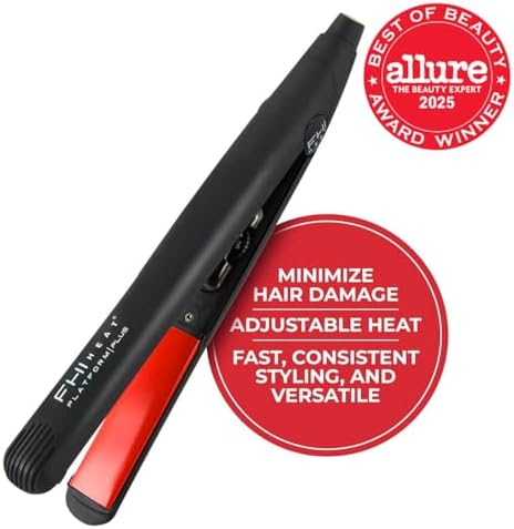 FHI Heat Platform Plus Curve Pro 1" Hair Styler, Straightener, Flat Iron - Image 2