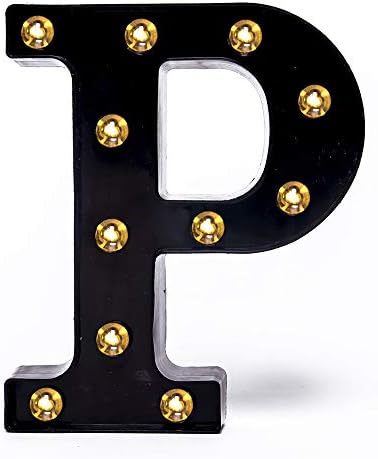 Foaky Black LED Marquee Number Lights Sign Light Up Marquee Number Lights Sign for Night Light Wedding Birthday Party Battery Powered Christmas Lamp Home Bar Decoration by Foaky