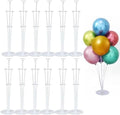 Balloon Stand Kit For Table - 12 Sets Balloon Sticks with Base For Birthday Graduation Party Decorations by Unknown