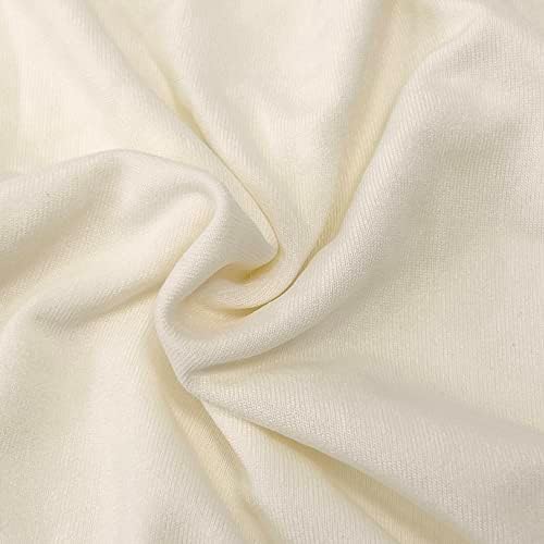 HAINARverS Stretch Spandex Folding Chair Covers 30PCS Ivory - Image 5