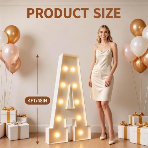 imprsv 4FT Marquee Letters Large Light Up Letters G for Party Decor - Image 5