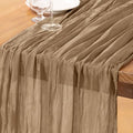 DeZerlor Nude Cheesecloth Table Runner 1 Pack Fall Runner by DeZerlor
