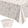 6 Pack Western Cowboy Party Decorations Tablecloth, Rodeo Table Covers by NatNarr