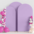 Wokceer Arch Backdrop Cover Lavender Arch Covers Stretchy 7.2FT,6.6FT,6FT by Wokceer