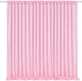Pink Backdrop Curtains 10ftx10ft Birthday Polyester Photo Drapes by SoarDream