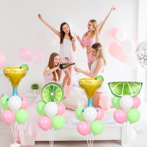 Naozinebi 4 Sets Margarita Birthday Party Balloons Stand Kit Party Decor - Image 6