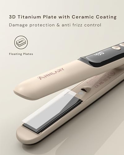 ANNLARY Mini Hair Straightener, Portable Flat Iron for Travel - Image 5