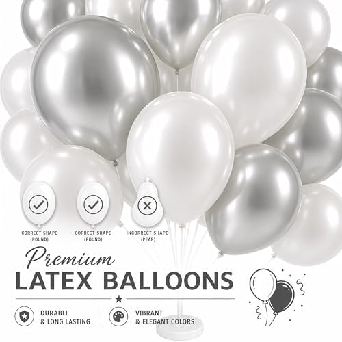 2 Set Wedding Balloon Column Kit with Stand Base for Party - Image 5
