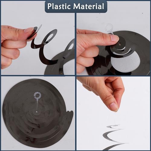 BEISHIDA 20Pcs Blue Black Silver Hanging Swirls Men Birthday Grad Decor - Image 3