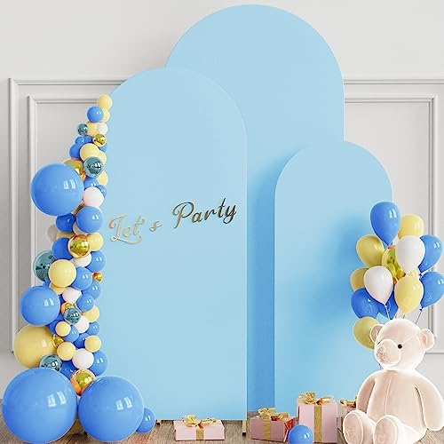 Wokceer Arch Backdrop Cover 6FT,5FT,4FT Dusty Blue Arch Covers Stretchy - Image 3