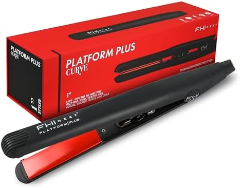 FHI Heat Platform Plus Curve Pro 1" Hair Styler, Straightener, Flat Iron - Image 3