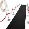Black Carpet Runner for Wedding Party Aisle with Tape by Shappy