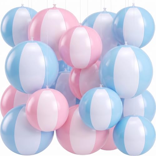MiniInflat Pastel Beach Balls Decoration Inflatable by MiniInflat