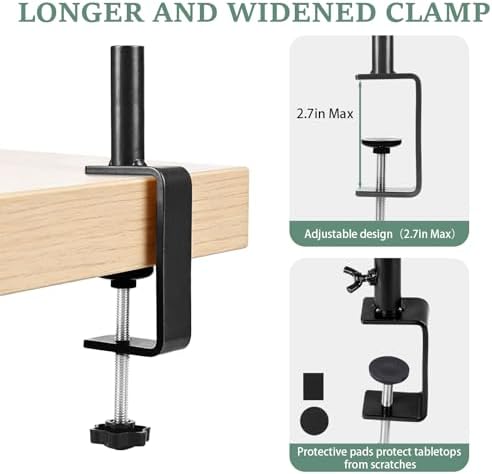 Over The Table Rod Stand with Clamps for Wedding, Birthday, Party - Image 4