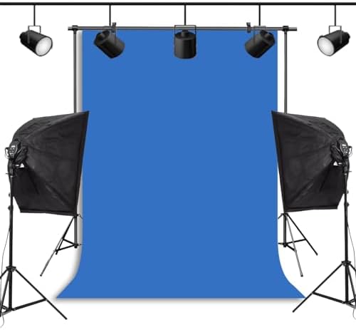 Blue Photo Backdrop for Photoshoot Solid Color Background 5x7 ft - Image 6