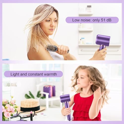 Hair Dryer Negative Ionic Blow Dryer for Fast Drying 110000 RPM High Speed - Image 6
