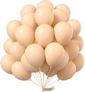 PartyWoo Nude Balloons 50pcs Apricot Boho Fall Neutral Color 12 Inch by PartyWoo